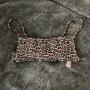 Cheetah Print SHEIN Bikini Top NEVER WORN